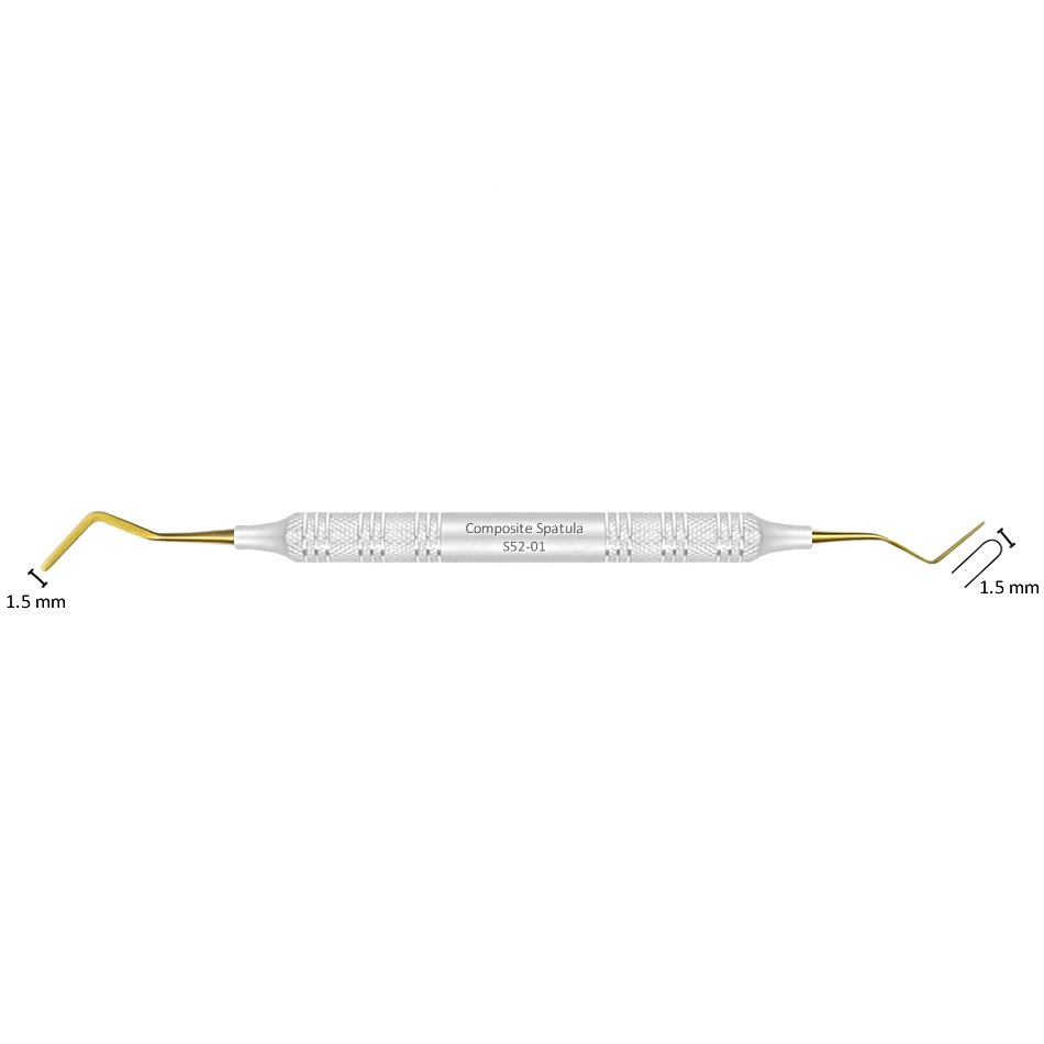 SURGIDENT Dental Gingival Cord Packer Set – 1.5mm & 2.5mm Non-Serrated Retraction Instruments, Stainless Steel